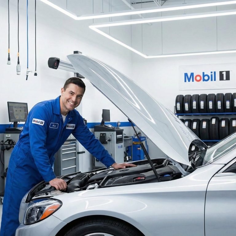 Oil Change Burnaby Oil change service at Mobil 1 Lube Express in Burnaby